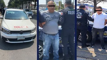 Detienen a dos presuntos asaltantes en Toluca