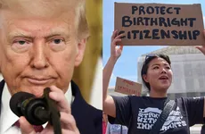 Un juez federal bloquea la orden ejecutiva de Trump que pone en riesgo la ciudadanía de bebés nacidos en EU de padres migrantes.