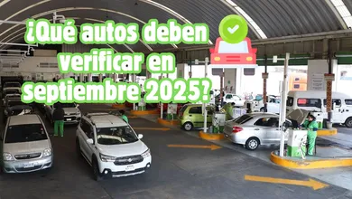 Calendario de verificación vehicular septiembre 2025 en CDMX y Edomex.