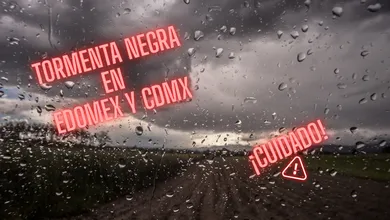 Se espera que la Tormenta Negra igual que la del domingo deje lluvias históricas este jueves en CDMX y Edomex, según el SMN.