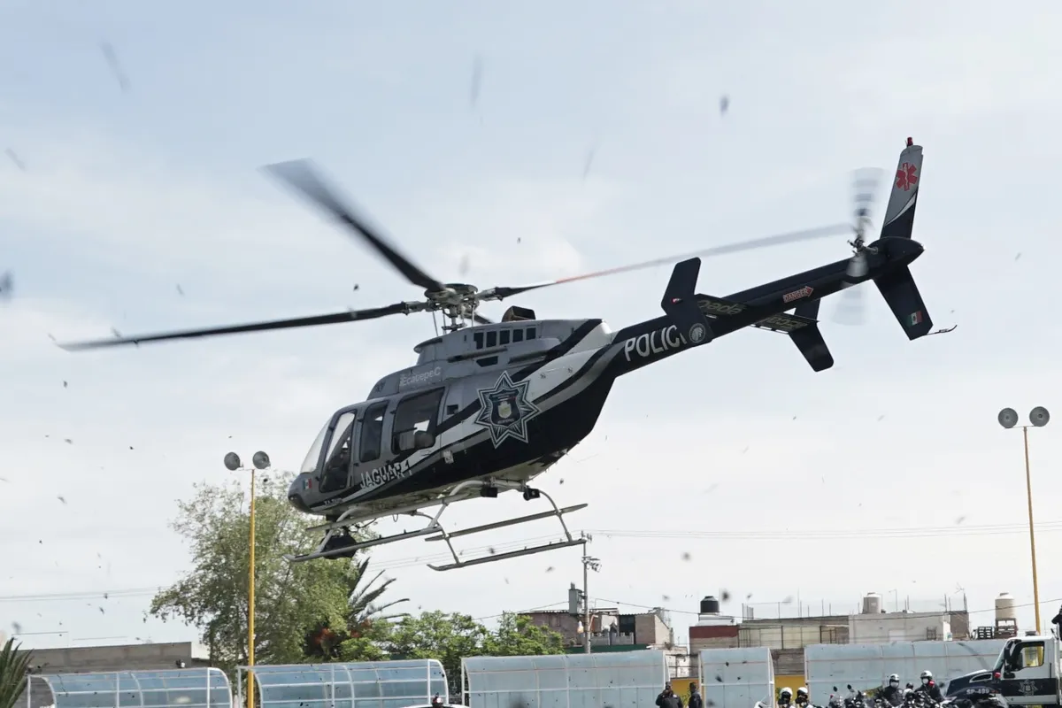Helicópteros de Ecatepec brindarán apoyo a hospitales del Edomex para atender emergencias