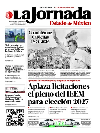 Jornada Edomex | 29 de octubre de 2026