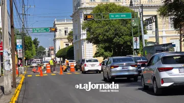 Reducen circulación en Valentín Gómez Farías en Toluca por trabajos de alcantarillado y señalización