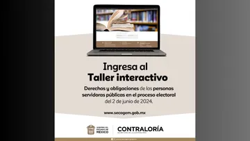 Edomex: Ofrecen taller para prevenir delitos electorales
