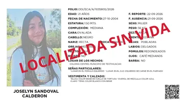 Joselyn Sandoval, estudiante de la UAEMéx fue localizada sin vida en Otumba