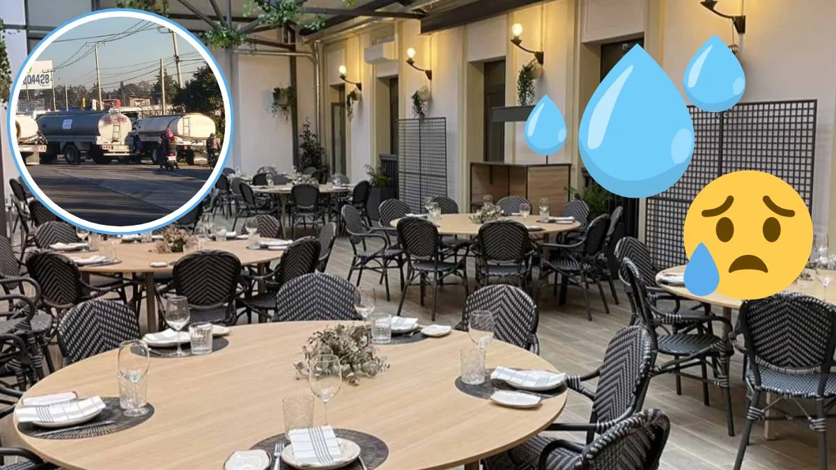 Restauranteros reportan pérdidas por mil 200 mdp por falta de agua