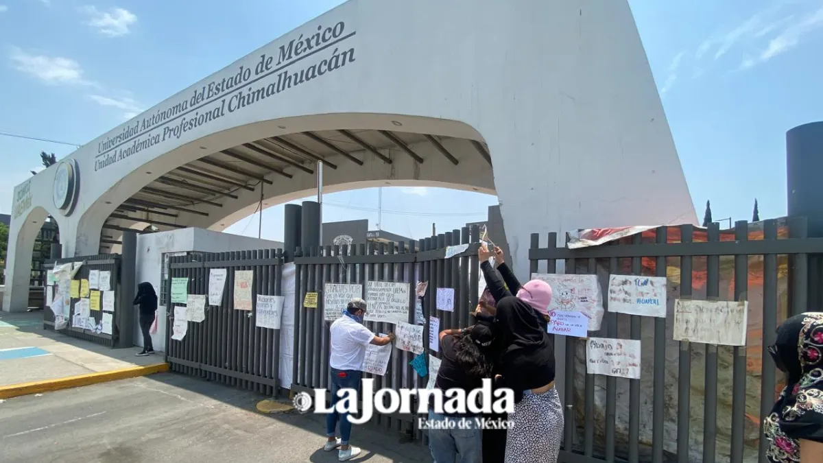 #Potrogate Asamblea estudiantil de la UAEMéx Chimalhuacán exige eliminación de colegiaturas