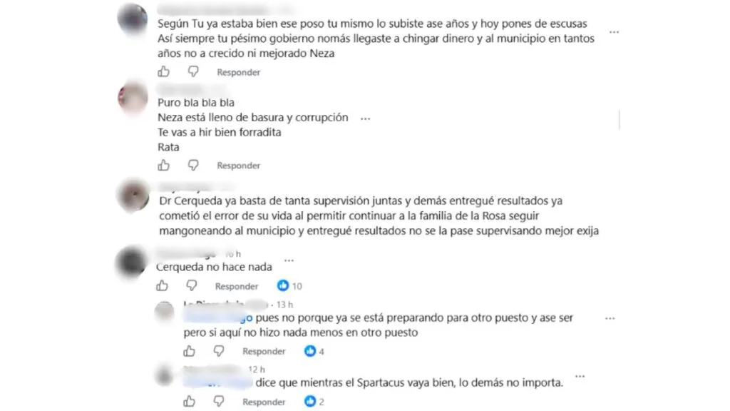 Alcalde de Neza anuncia avances en el Pozo 7 y vecinos aseguran que ‘no hace nada’