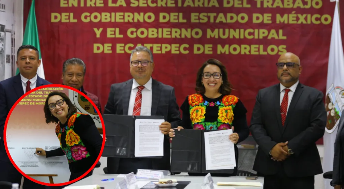 Firman Gobierno de Ecatepec y Secretaría del Trabajo convenio para resolver laudos laborales