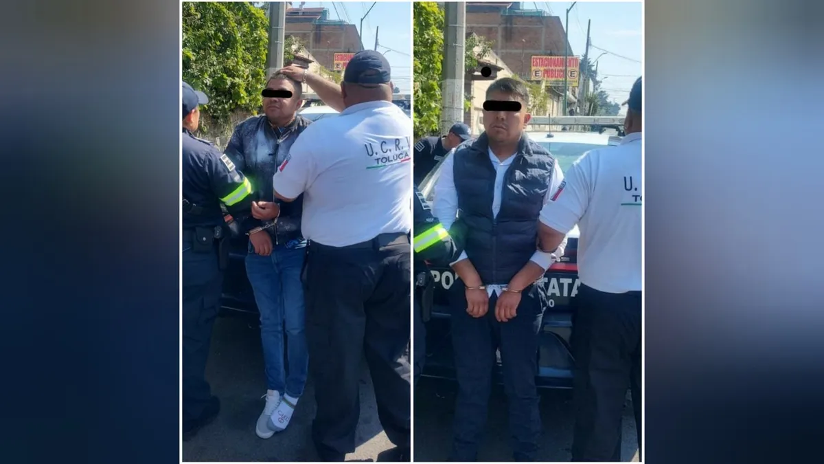 Detienen a dos presuntos “motorratones” en Toluca