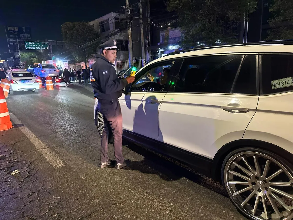 En Toluca detienen a 36 personas por manejar bajo los efectos del alcohol