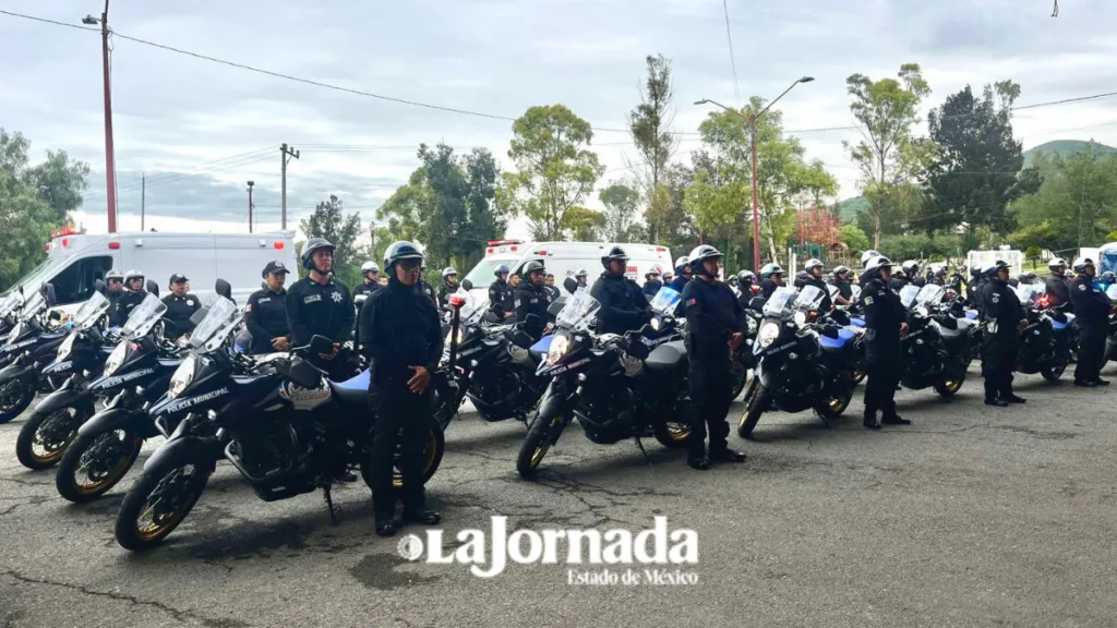 Ecatepec lanzan nueva estrategia de vigilancia móvil con motos y drones