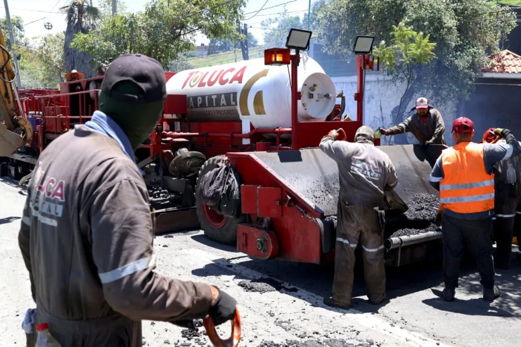 Inicia Toluca repavimentación de Paseo Matlatzincas con el “Diablo Dragón”