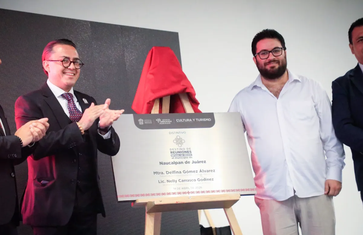 Naucalpan se consolida como sede global: Recibe el distintivo “Destino de Reuniones” del Gobierno del Edomex