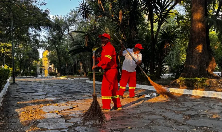 Nancy Núñez lanza estrategia de mantenimiento para el Centro Histórico de Azcapotzalco