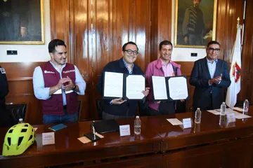 Firman acuerdo para instalar “Bici Pública” en Toluca
