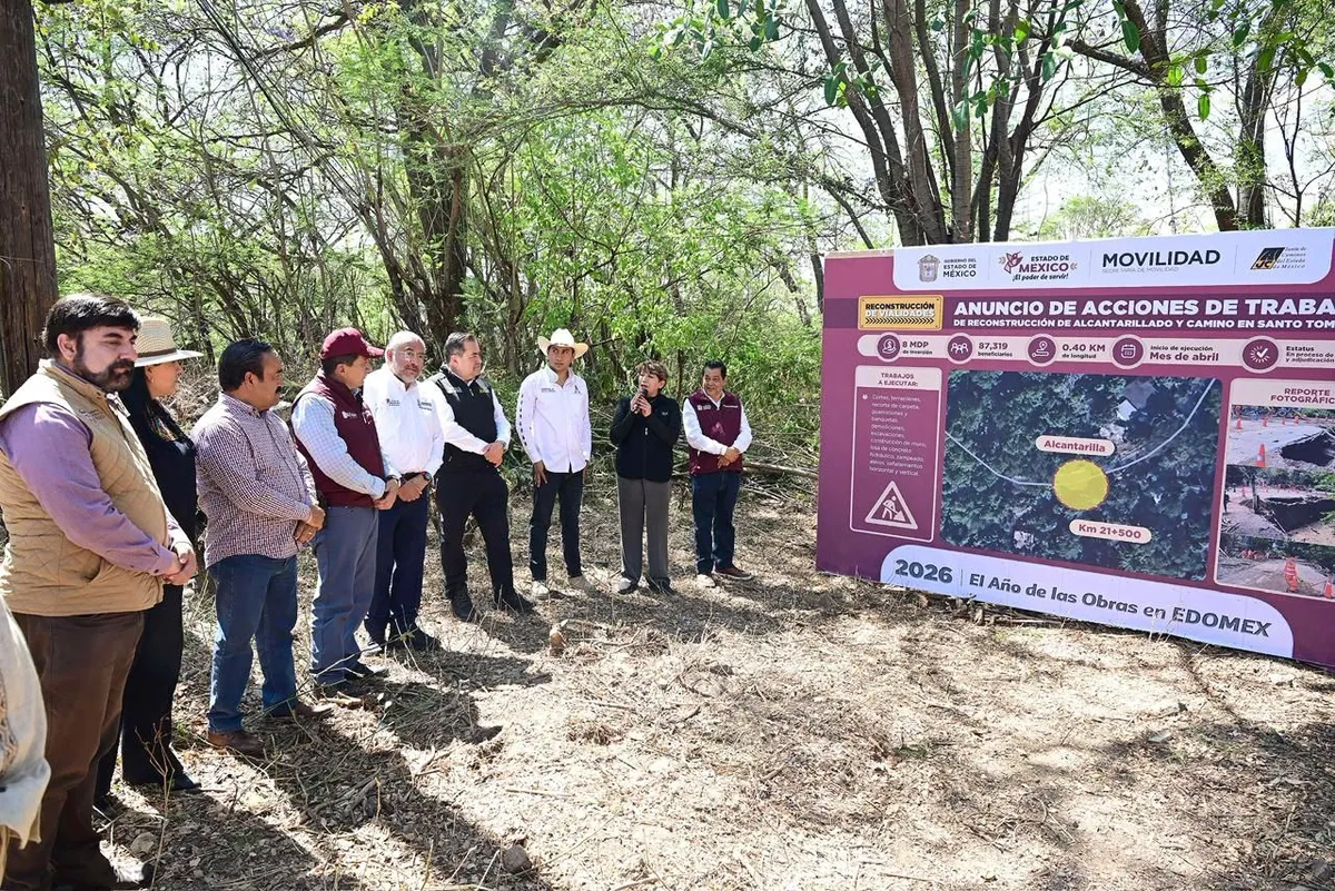 Inician obras en la Valle de Bravo-Santo Tomás tras socavón por tormentas