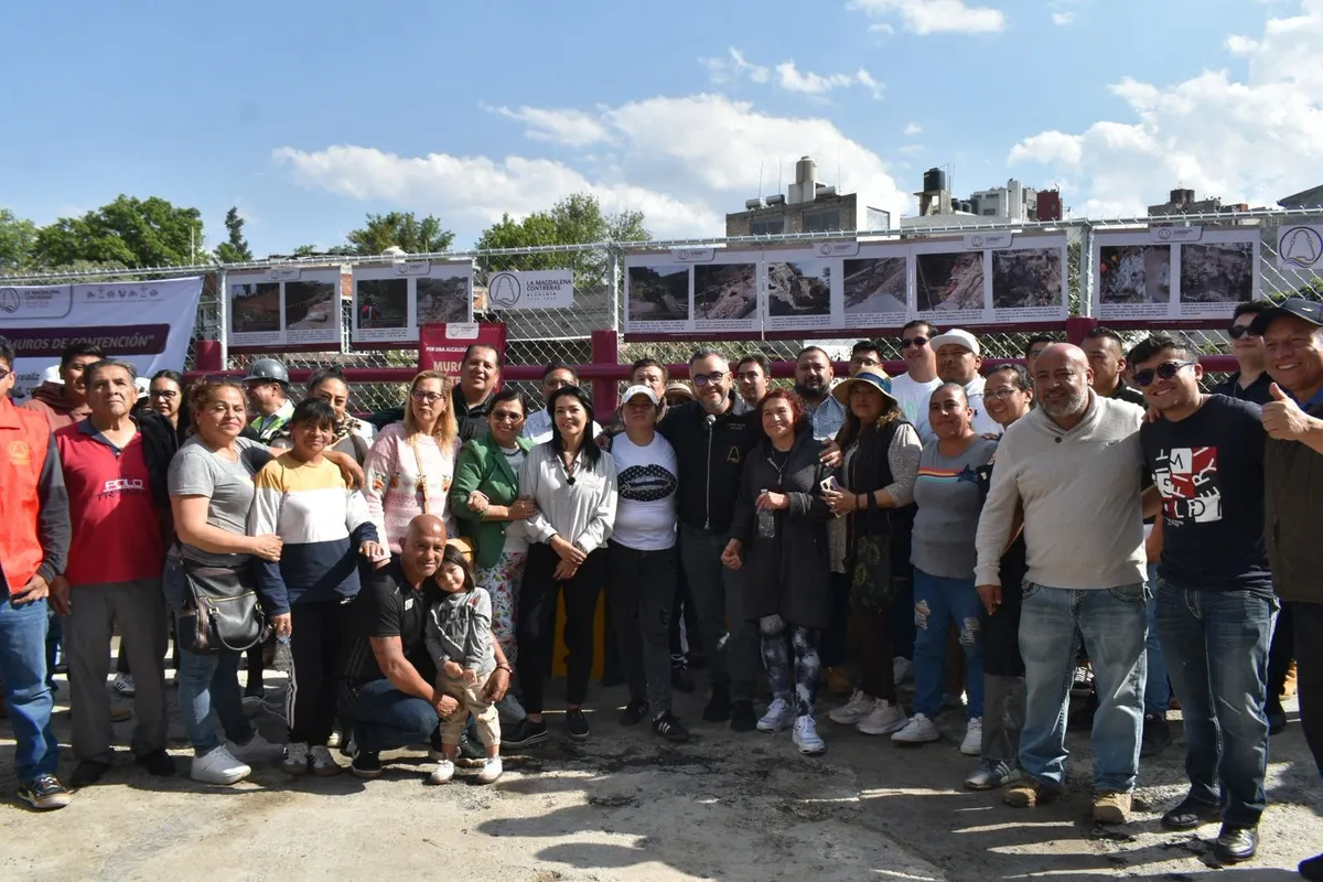 La Magdalena Contreras fortalece su infraestructura con muros de contención