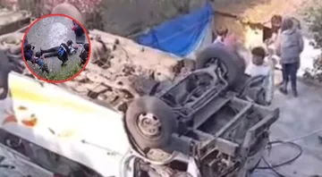 ¡Tragedia! Combi cae a barranca en Nicolás Romero; reportan varios lesionados