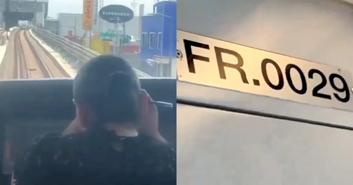 Captan en VIDEO a conductora del METRO maquillándose y se hace viral