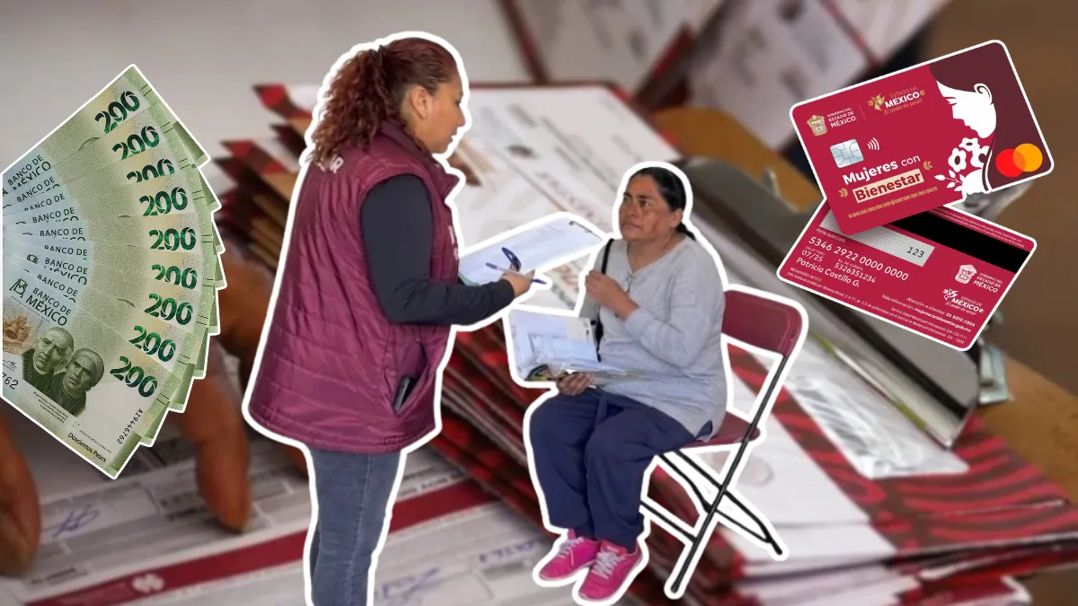 Brigadas de Bienestar realizan visitas domiciliarias para el registro al programa Mujeres con Bienestar Edomex 2026.