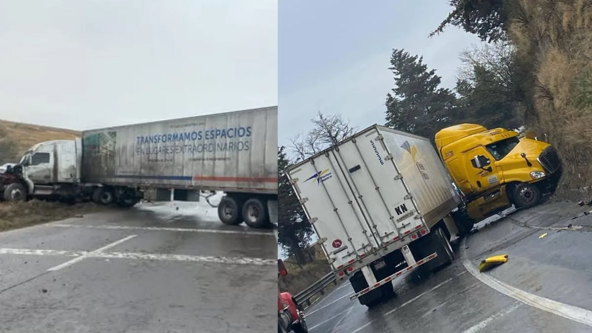 Accidente en carretera Atlacomulco