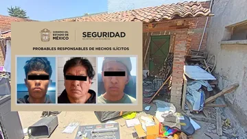 Recuperan mercancía robada y aseguran inmueble en Metepec