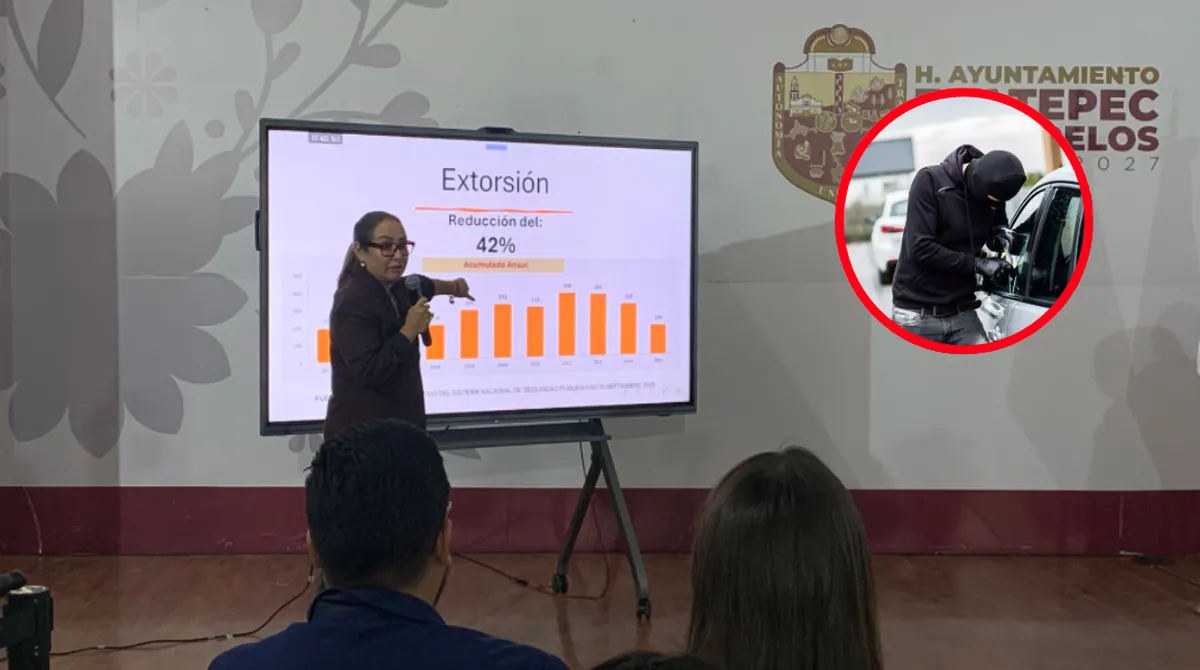 Ecatepec reduce más del 40% robo de vehículos y extorsión