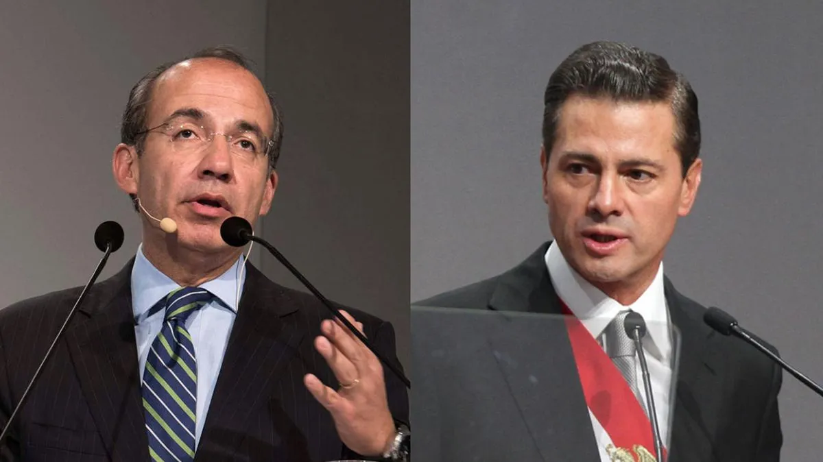 Felipe Calderón y Enrique Peña Nieto