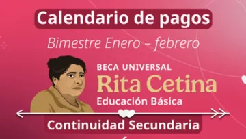 Calendario de pagos Beca Rita Cetina febrero 2026 ya está disponible. Aquí los detalles