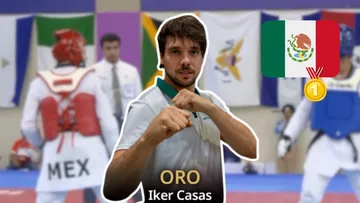Iker Casas se lleva la medalla de oro en taekwondo.
