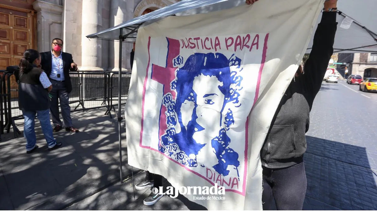 VIDEO | Familiares de Diana Velázquez se manifiestan en Toluca