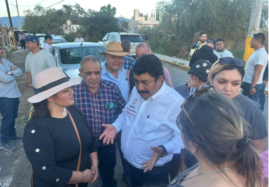 Nazario Gutiérrez entrega pavimentación y drenaje en la colonia Lázaro Cárdenas INAMEX