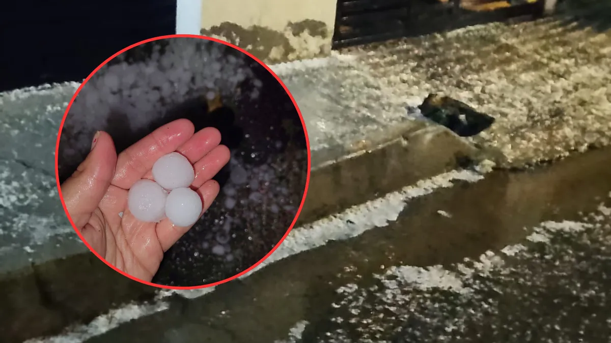 ¡Increíble! Así fue la granizada que cayó anoche  en Lerma y Xonacatlán