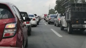 Se registra accidente en la autopista Ecatepec-Naucalpan