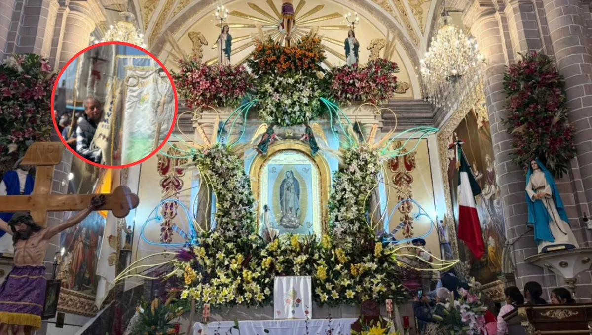 Feligreses celebran en Gualupita la tradicional festividad de la Virgen de Guadalupe