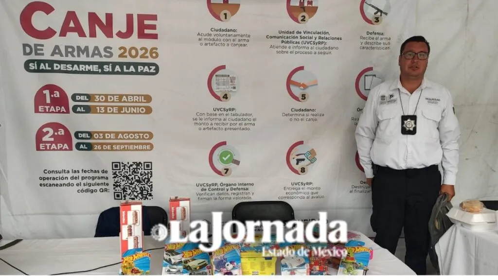 Canje de Armas en Tlalnepantla por la paz y seguridad