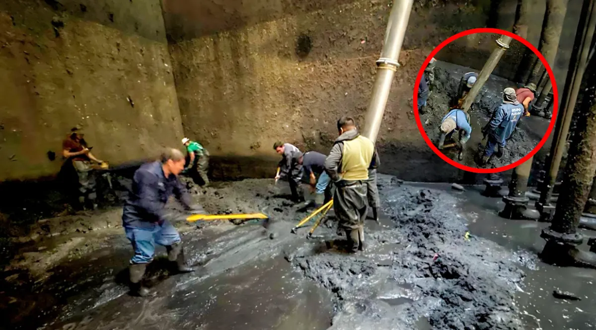 Toluca: Retira 70 toneladas de residuos del cárcamo “Colón” para prevenir inundaciones