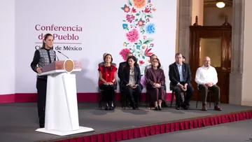 Sheinbaum durante su conferencia matutina, donde habló sobre documentos de agencias estadunidenses y la soberanía de México.