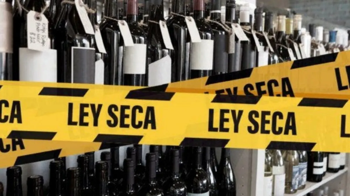 Ley Seca en municipios
