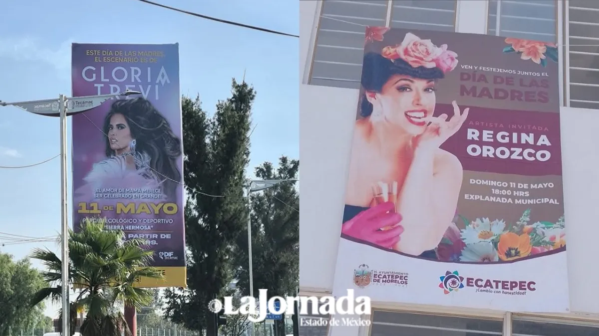 Gloria Trevi y Regina Orozco celebrarán a las mamás de Tecámac y Ecatepec