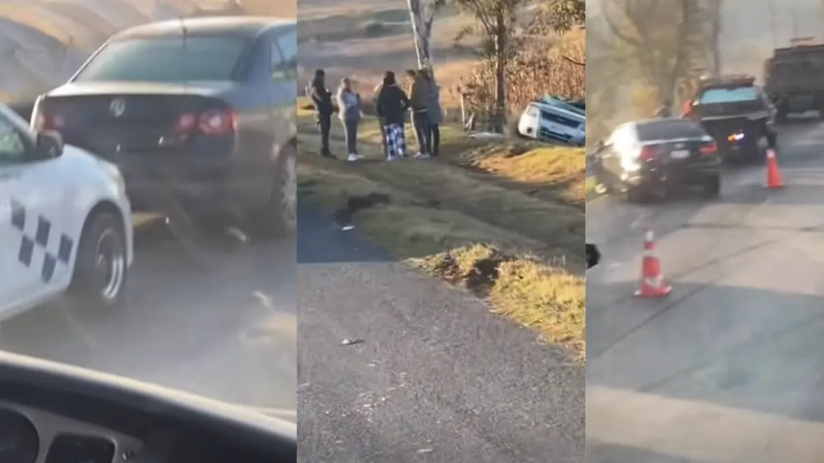 [VIDEO] Accidente en la carretera Atlacomulco-Toluca provoca fuerte carga vehicular