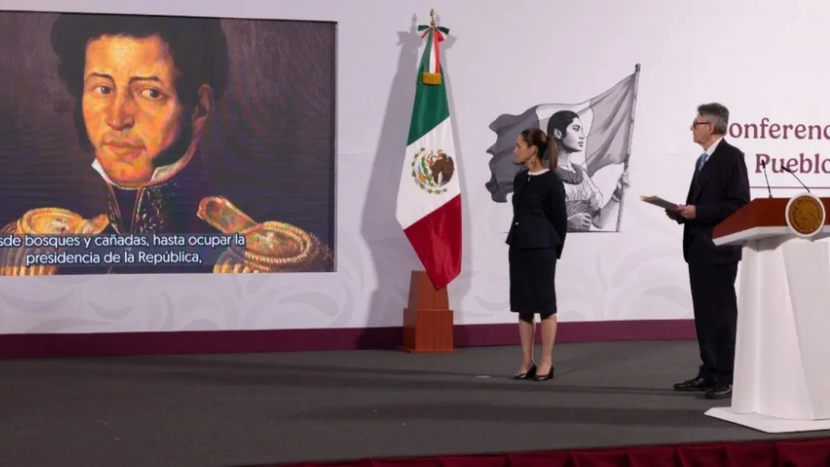Conmemoran en Palacio Nacional el Aniversario luctuoso de Vicente Guerrero este 14 de febrero.
