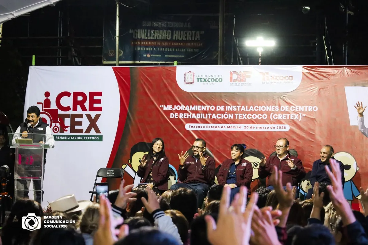 Texcoco inaugura el nuevo CRETEX: 20 años después, se consolida como referente de rehabilitación en el Edomex