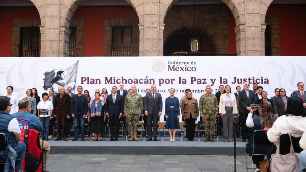 Presidenta Claudia Sheinbaum presenta los 12 ejes del Plan Michoacán por la paz y la justicia