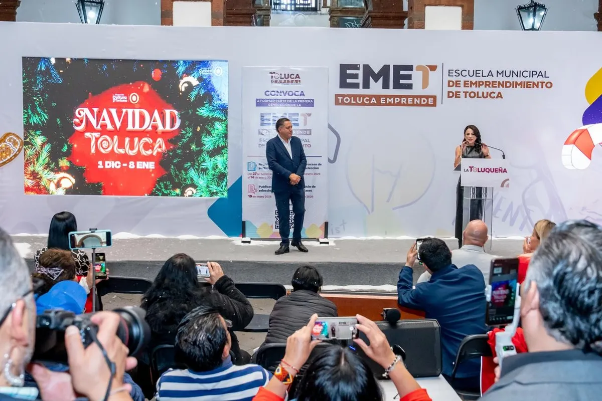 Toluca da la bienvenida al Festival Navideño 2025