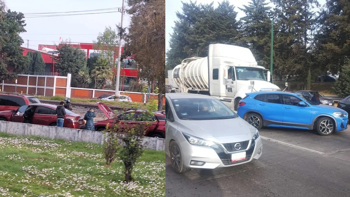 Accidentes en Paseo Tollocan generan tráfico en ambos sentidos