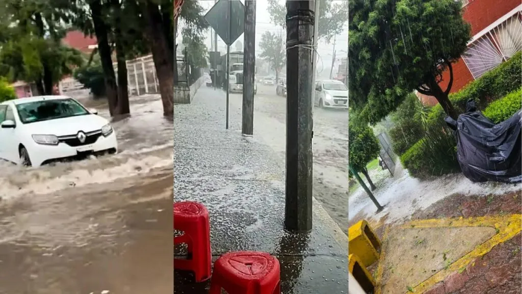 Inundaciones por lluvia y granizo afectan Cuautitlán Izcalli, Tultitlán y Coacalco