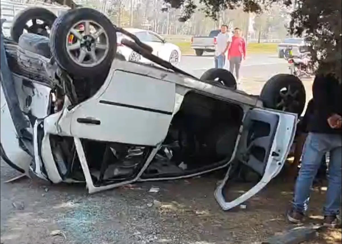 Se registra fuerte accidente en el Mercado de Palmillas, en Toluca