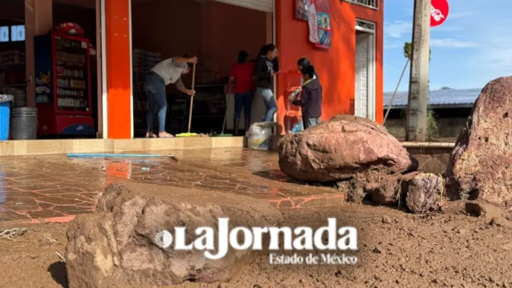 Activan PLAN DN-III en San Pedro Tenayac; tromba deja afectaciones [VIDEO]